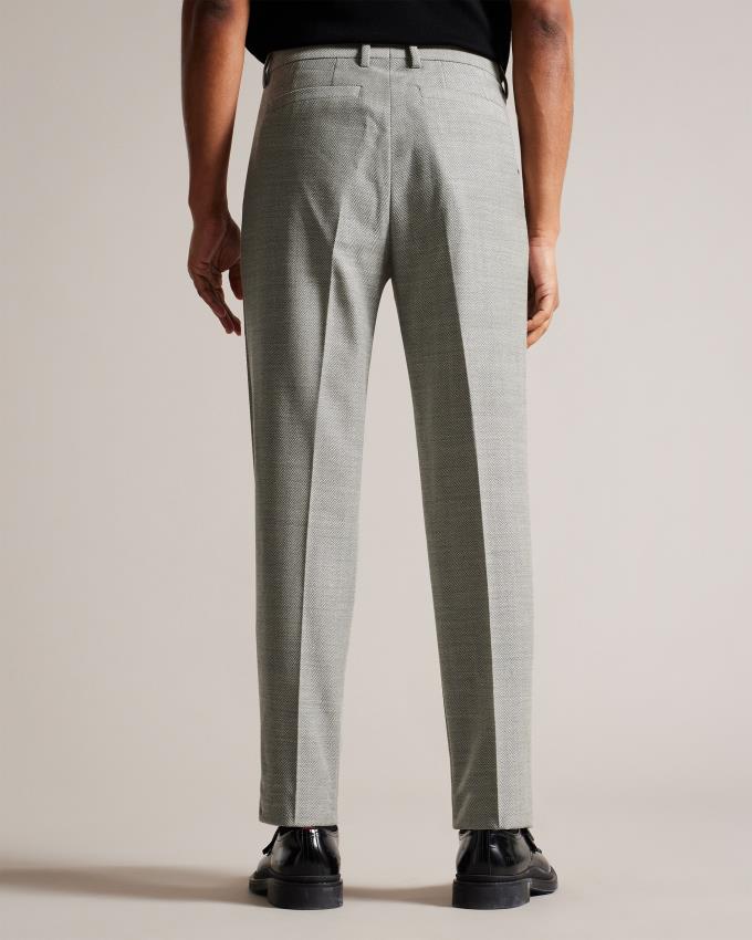 Pantalon Ted Baker Slim Fit Herringbone Grise Homme | HMF-34134946